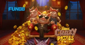 เล่น Three Crazy Piggies สล็อต FUN88